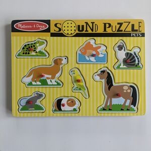 Melissa & Doug Sound Puzzle Pets Ages 2+